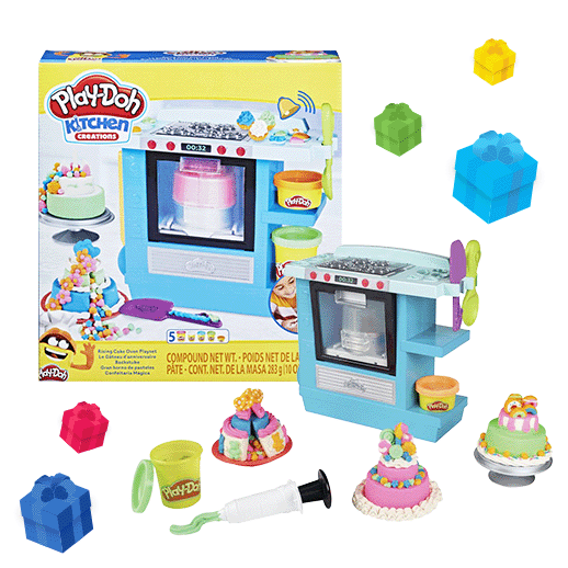 PlayDoh Rise N’ Surprise Cake Playset